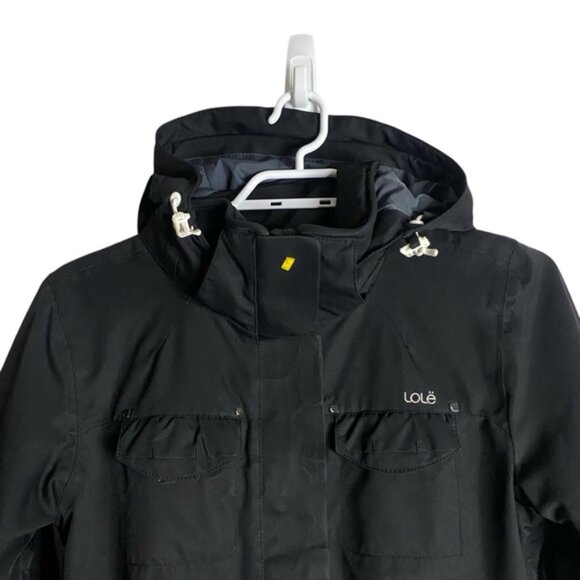 Lole Women's Black Ski & Snowboard Full Zip Hooded Jacket - Picture 4 of 15